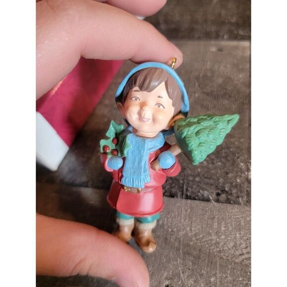 Hallmark Yuletide cheer 1994 ornament Xmas Decor elf - Picture 3 of 4